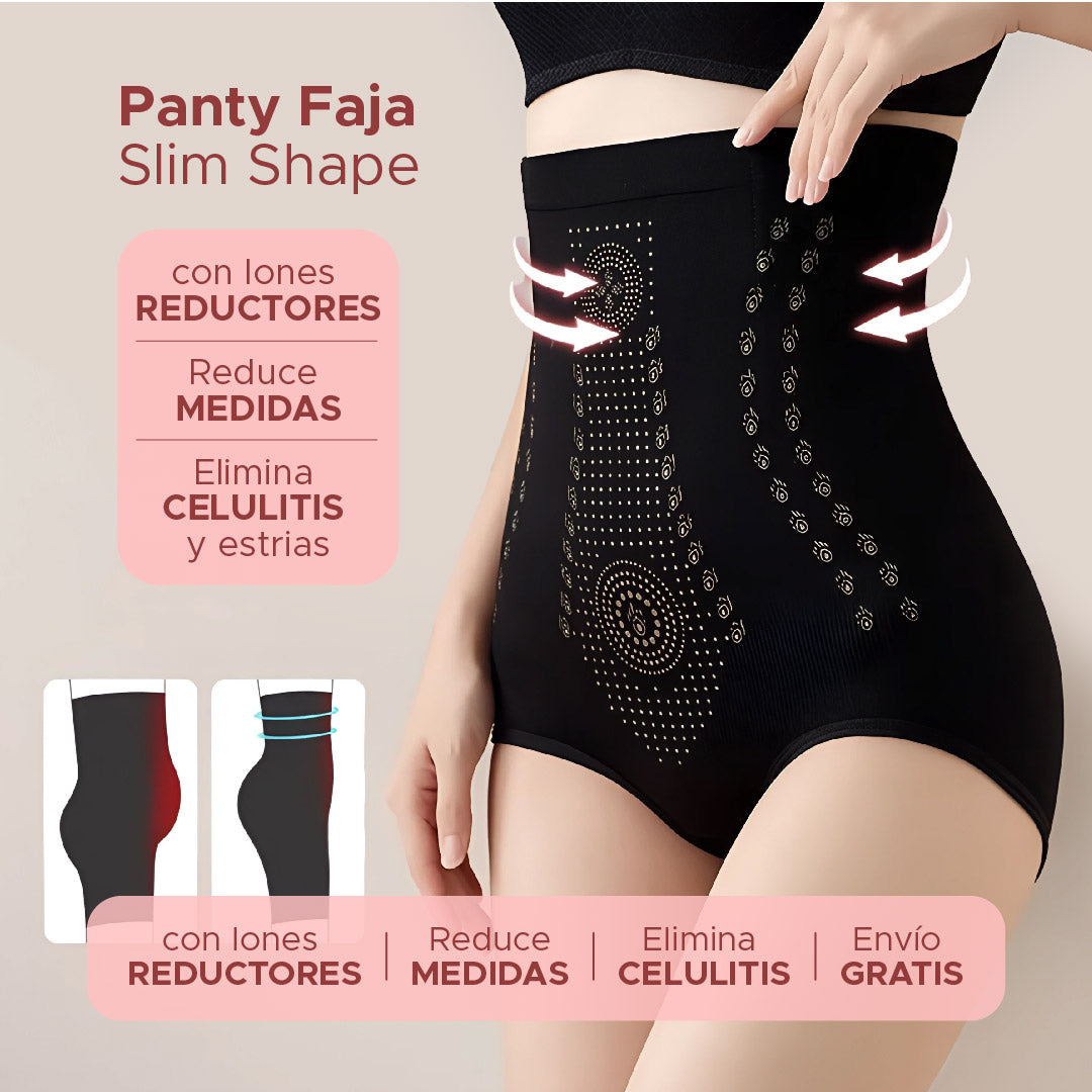 ⌛PANTY FAJA CON IONES REDUCTORES SLIM SHAPE✨