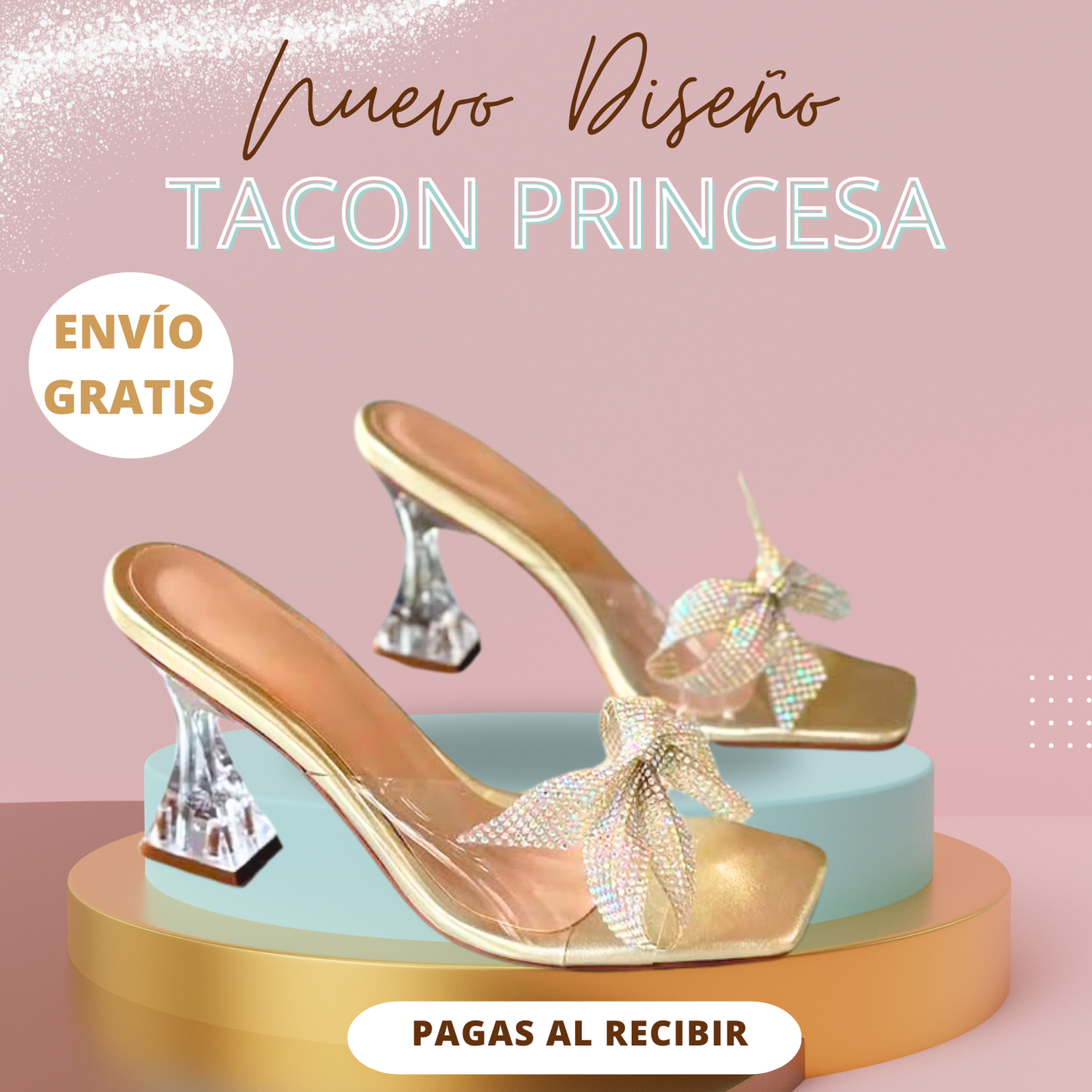 🌸 Rosé Luxe, Tacones para mujeres con estilo ✨