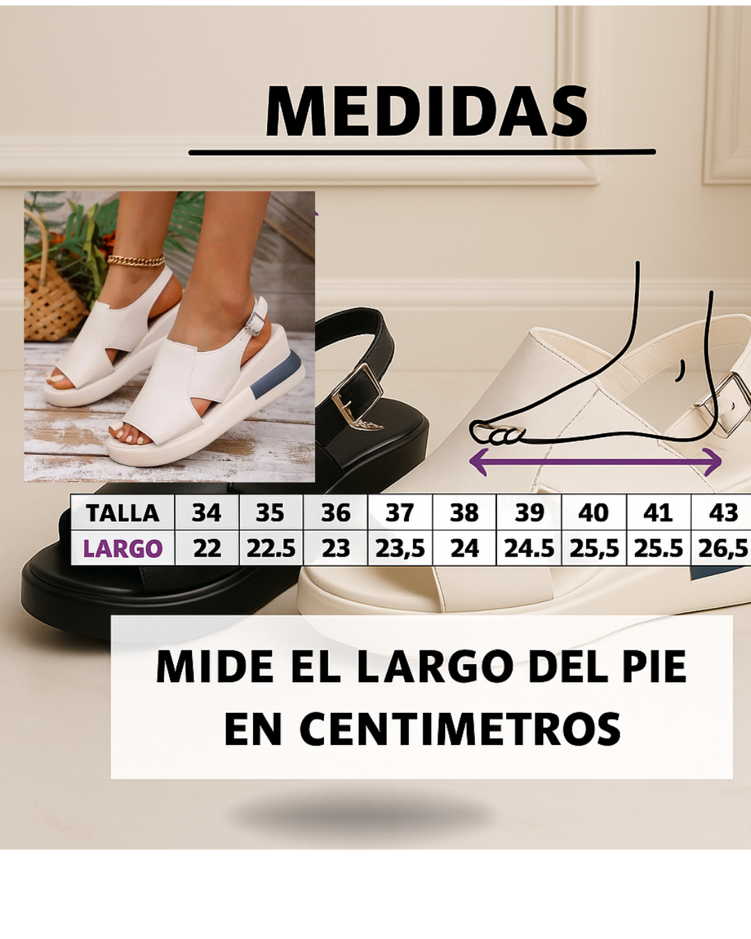 👡SANDALIAS ORTOPÉDICAS FLEXCONFORT SUAVIDAD Y ESTILO🌹