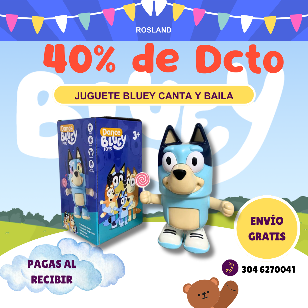💙Bluey Bailarín: Diversión Sin Fin Para los Pequeños!!! ✨