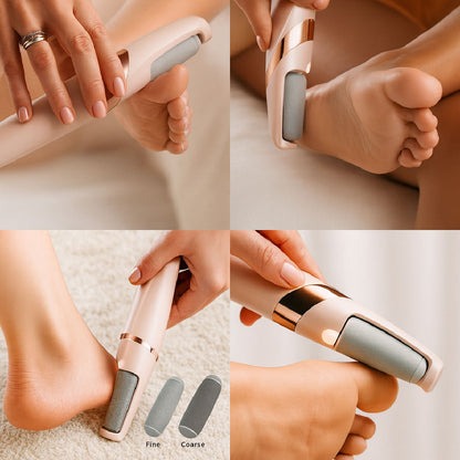 🌸Pedi Spa Set Profesional de Pedicura – Lima Eléctrica inalámbrica + Rodillos Anti durezas💎 Adiós a los talones agrietados