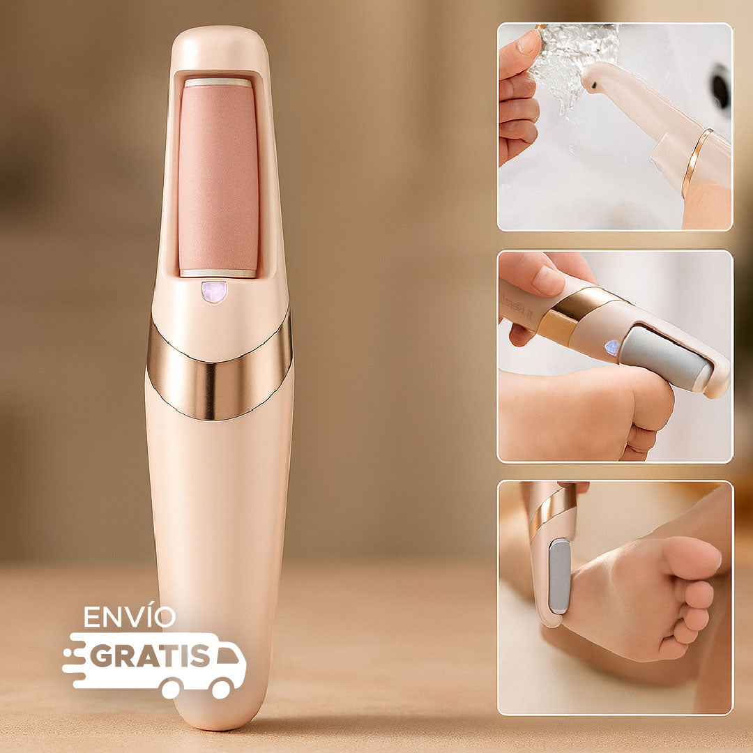 🌸Pedi Spa Set Profesional de Pedicura – Lima Eléctrica inalámbrica + Rodillos Anti durezas💎 Adiós a los talones agrietados
