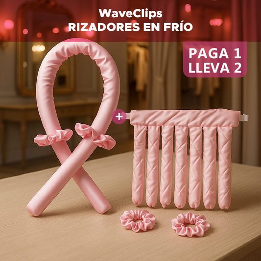 🌸 WaveClips™ – Paga 1 y lleva 2 Rizadores en frío 🌸