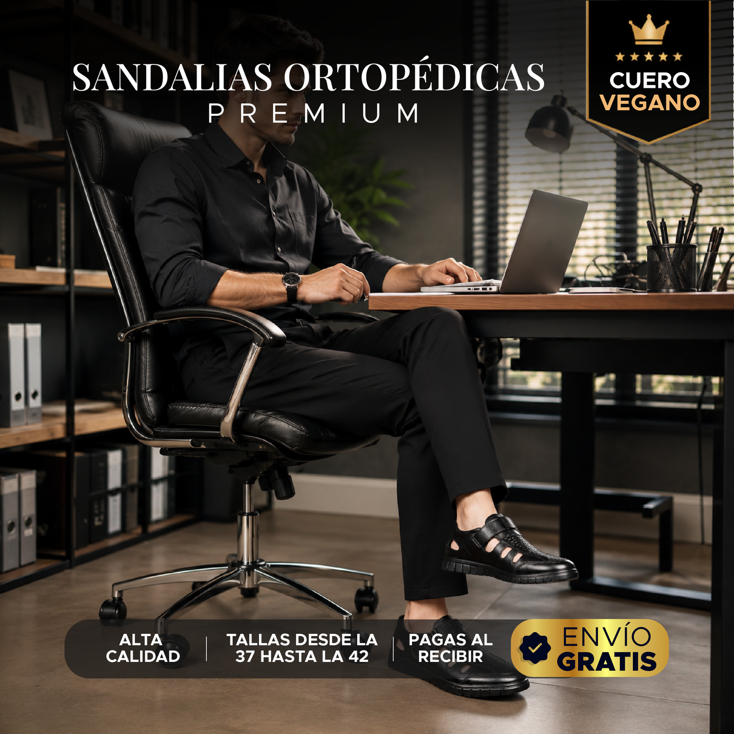 ✨ SANDALIAS ORTOPÉDICAS PREMIUM DE CUERO VEGANO✨
