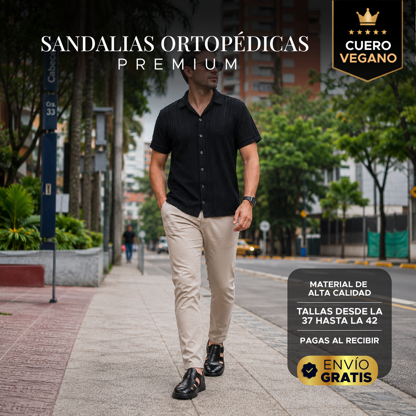 ✨ SANDALIAS ORTOPÉDICAS PREMIUM DE CUERO VEGANO✨