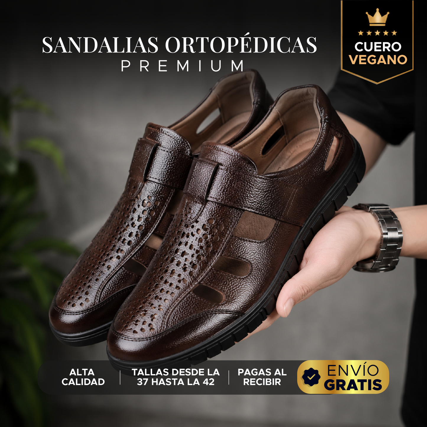 ✨ SANDALIAS ORTOPÉDICAS PREMIUM DE CUERO VEGANO✨