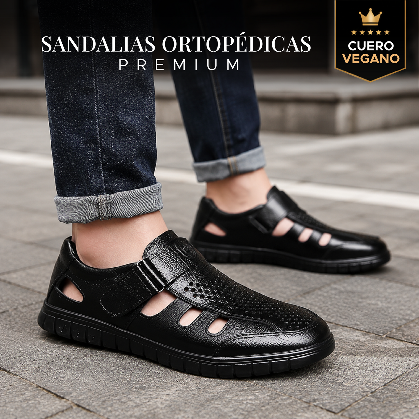 ✨ SANDALIAS ORTOPÉDICAS PREMIUM DE CUERO VEGANO✨