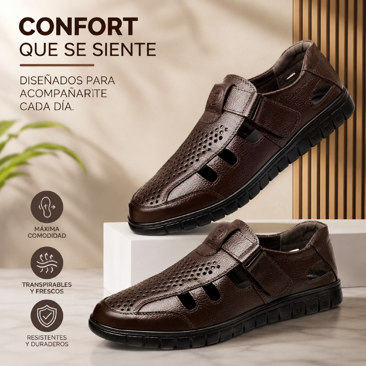 ✨ SANDALIAS ORTOPÉDICAS PREMIUM DE CUERO VEGANO✨
