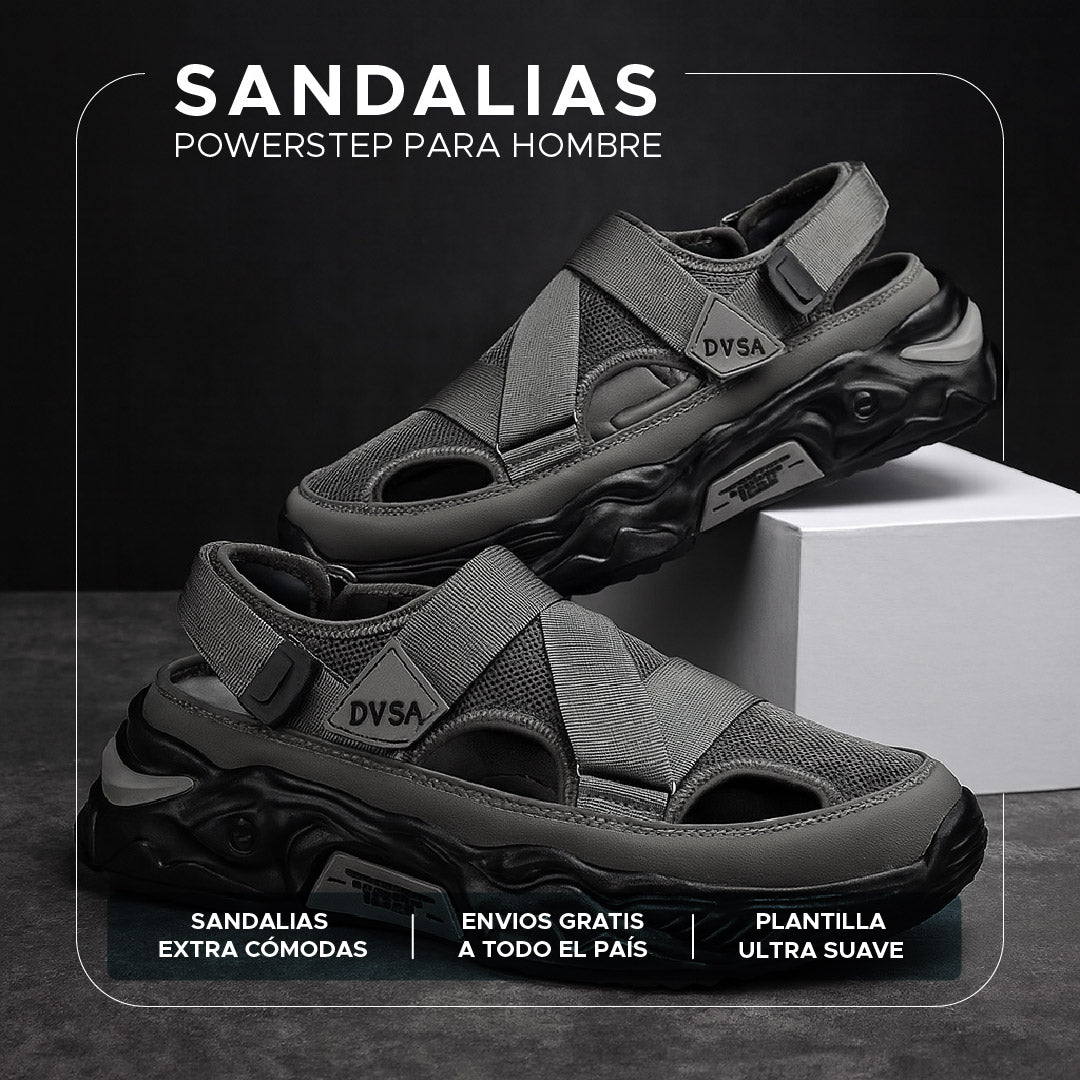 👟SANDALIAS POWERSTEP™ PARA HOMBRE CON PLANTILLA ULTRA SUAVE 🔹 👟