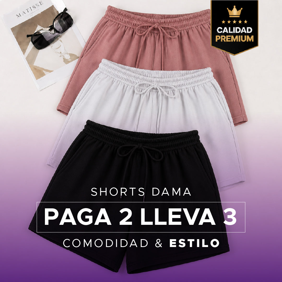 💖 SoftFit Shorts Premium Paga 2 y lleva 3 🔥✨
