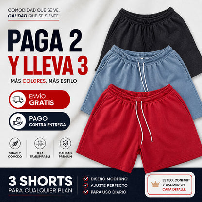 💖 SoftFit Shorts Premium Paga 2 y lleva 3 🔥✨