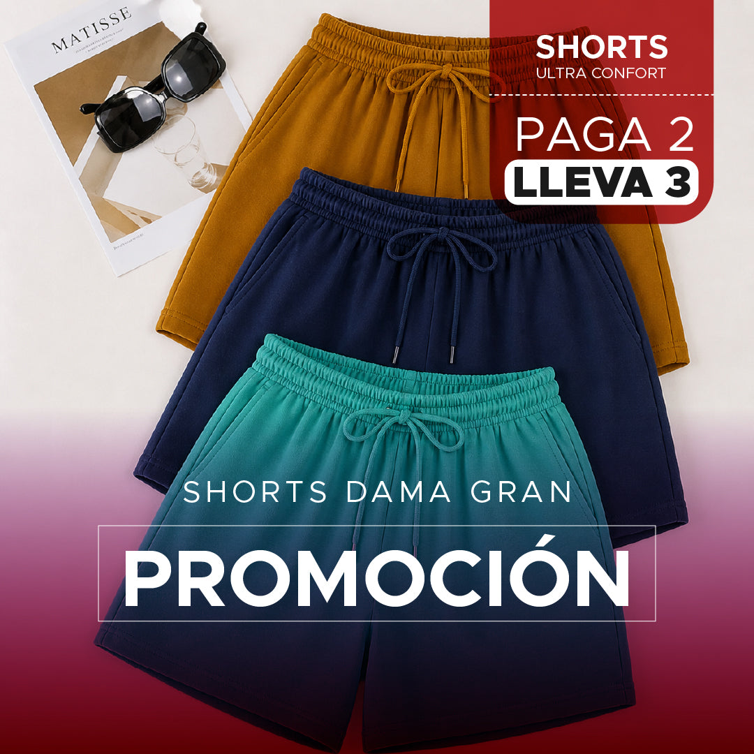 💖 SoftFit Shorts Premium Paga 2 y lleva 3 🔥✨