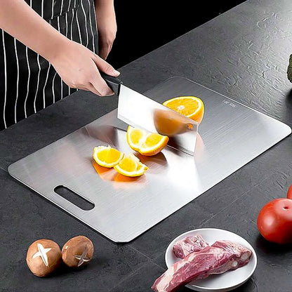 🔥STEELCHOP® TABLA EN ACERO ANTIBACTERIAL CON ALTA DURABILIDAD🔪
