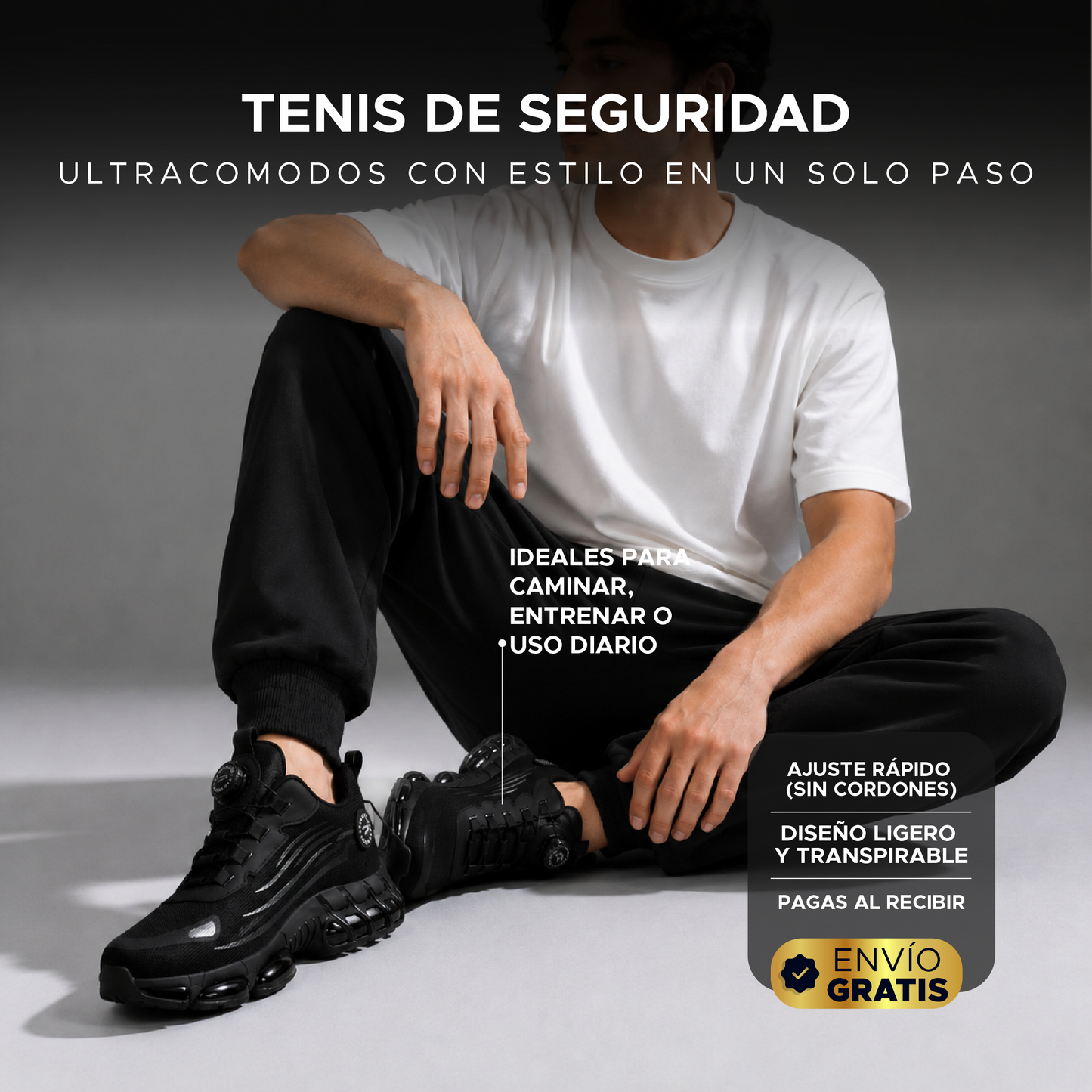 🛡️👟 TENIS DE SEGURIDAD ULTRA CÓMODOS 👟🛡️