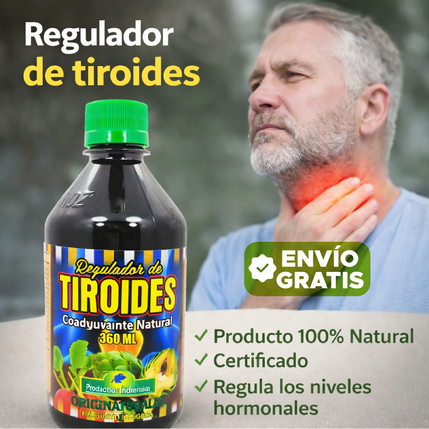 🌿TIROIDES VITAL PLUS 🌿💚 REGULADOR HORMONAL 100% NATURAL