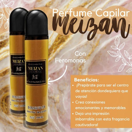 Spray Meizan para el cabello con feromonas