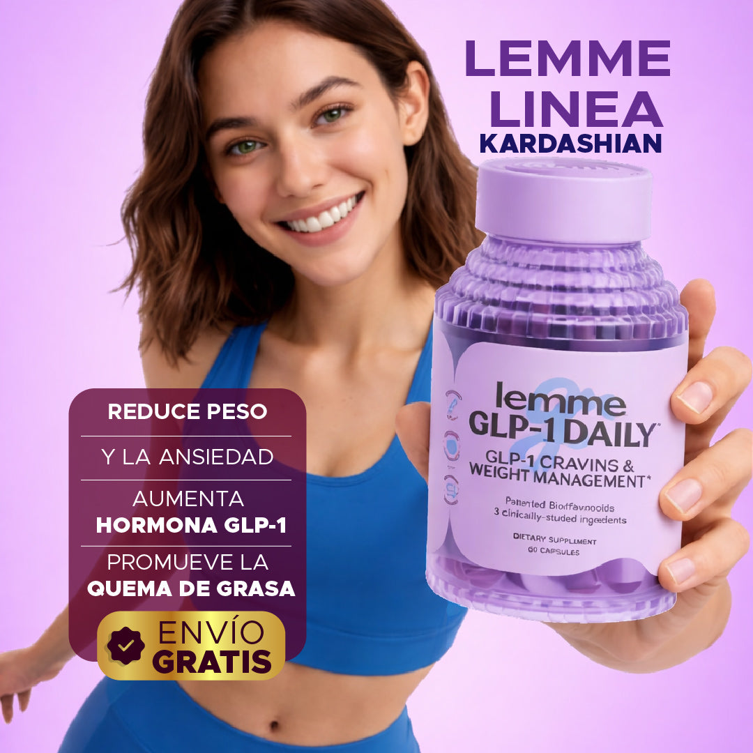 🌿💎 LEMME GLP-1 DIARIA🔥 Controla tu hambre • Reduce la ansiedad • Apoya tu pérdida de peso✨