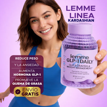 🌿💎 LEMME GLP-1 DIARIA🔥 Controla tu hambre • Reduce la ansiedad • Apoya tu pérdida de peso✨