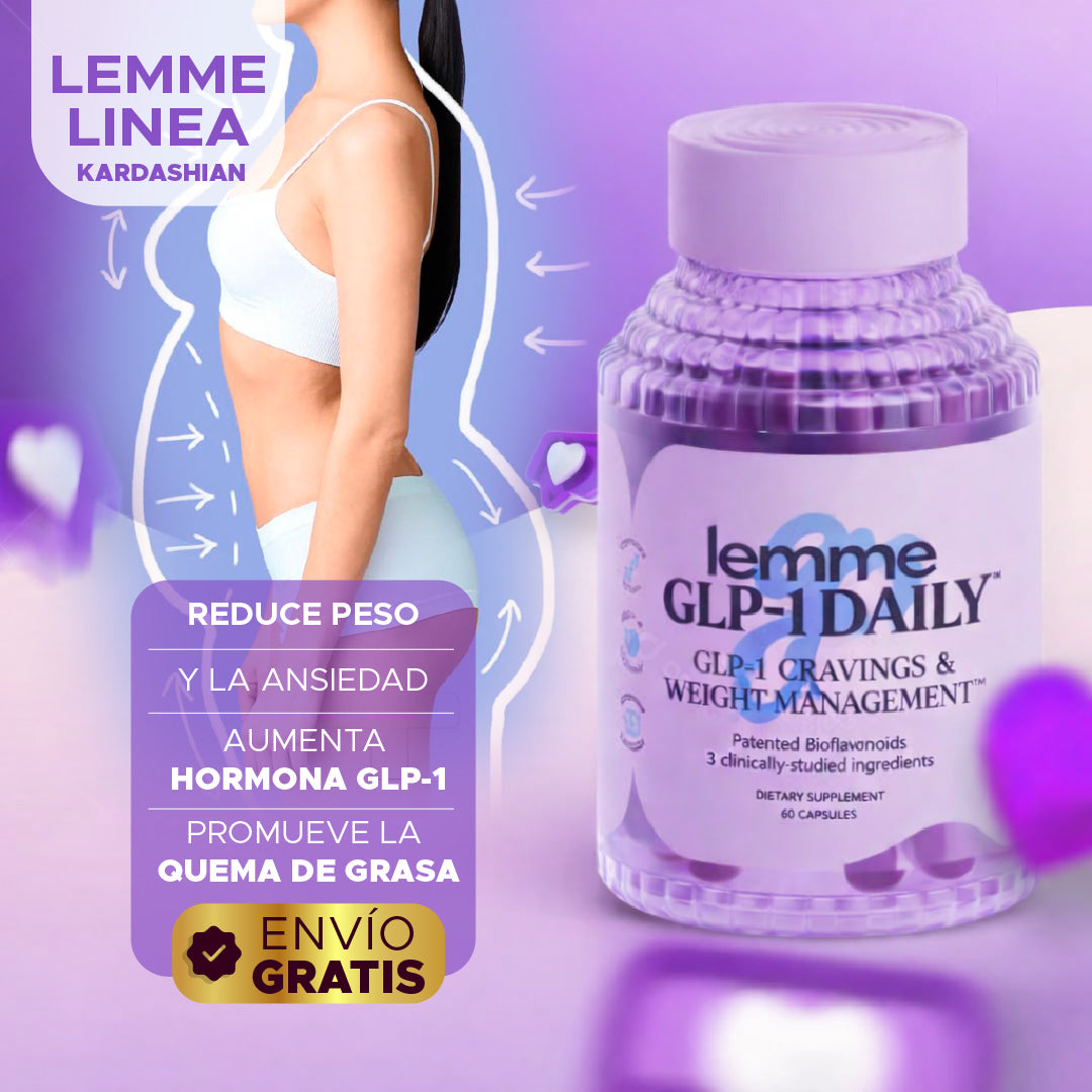 🌿💎 LEMME GLP-1 DIARIA🔥 Controla tu hambre • Reduce la ansiedad • Apoya tu pérdida de peso✨
