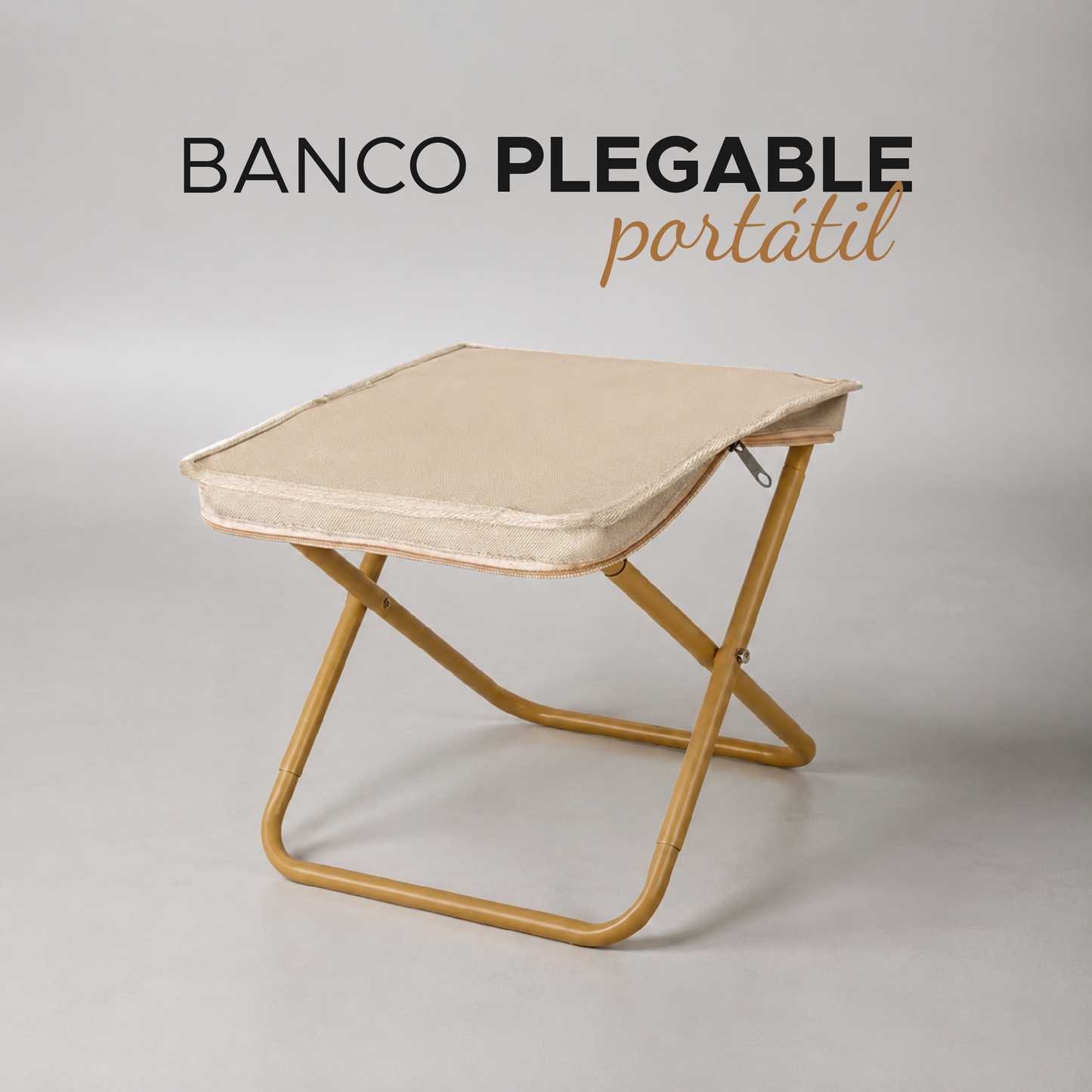 🪑✨ Banco Plegable ¡Descansa Donde Quieras con Total Comodidad! ✨🪑