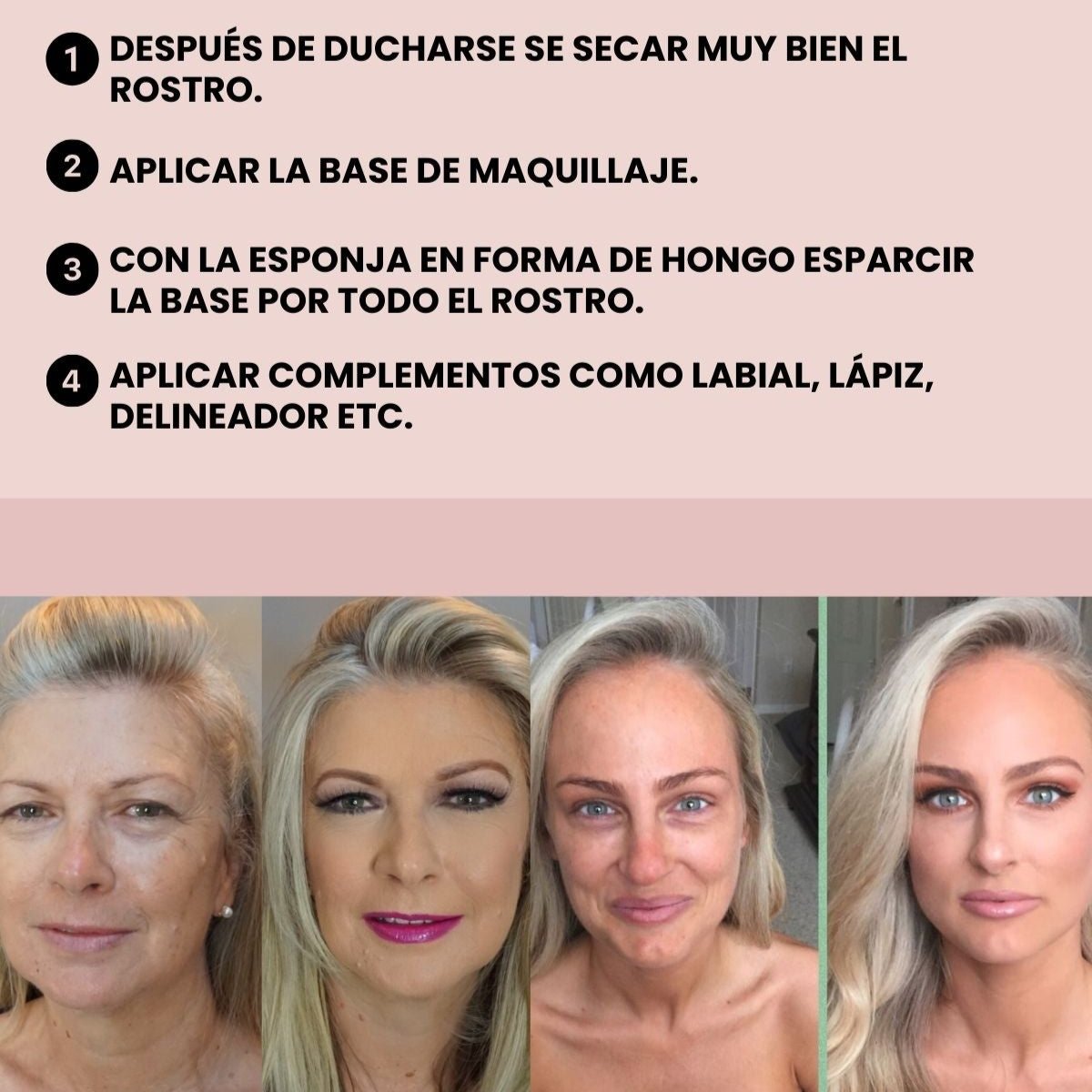 🌷 Beauty Cream® Base de alta cobertura contra Imperfecciones, acné y manchas