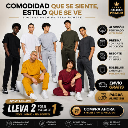👇  🔥👖 JOGGERS ULTRA CONFORT – PAGA 1 Y LLEVA 2 🔥🔥