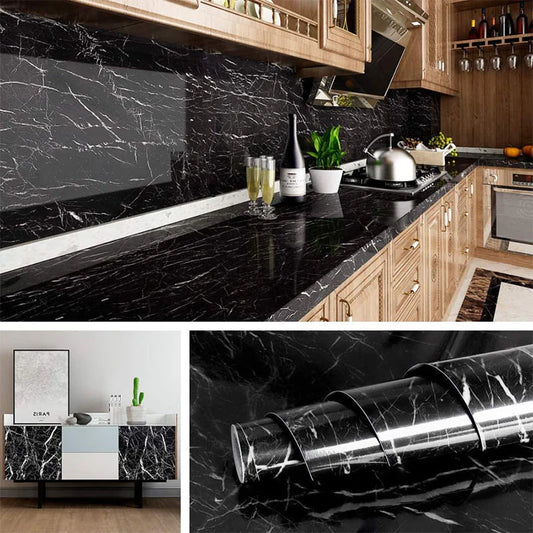 Adhesivo diseño Marmol alta resistencia 200 cm x 60 cm especial para COCINA, PAREDES, BAÑO, MUEBLES